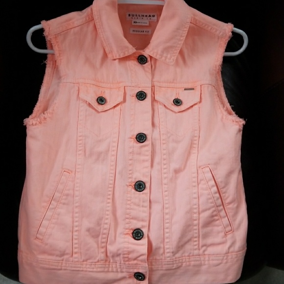Bullhead Demin Co. orange  vest - Picture 3 of 8